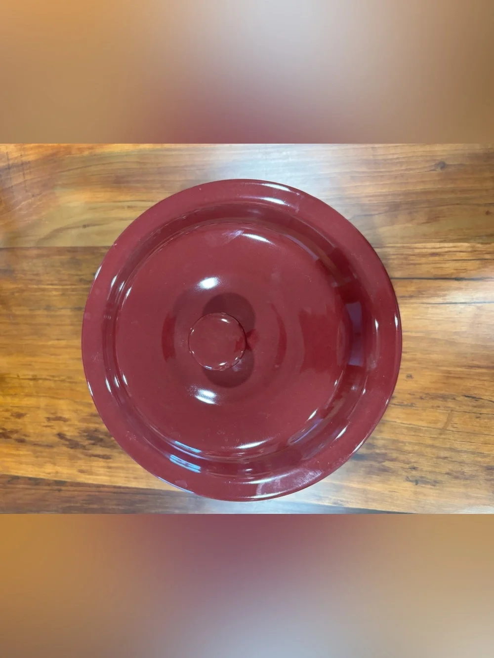 Pampered Chef Cranberry Round Covered Baker 6 Cup Stoneware Casserole Dish NEW